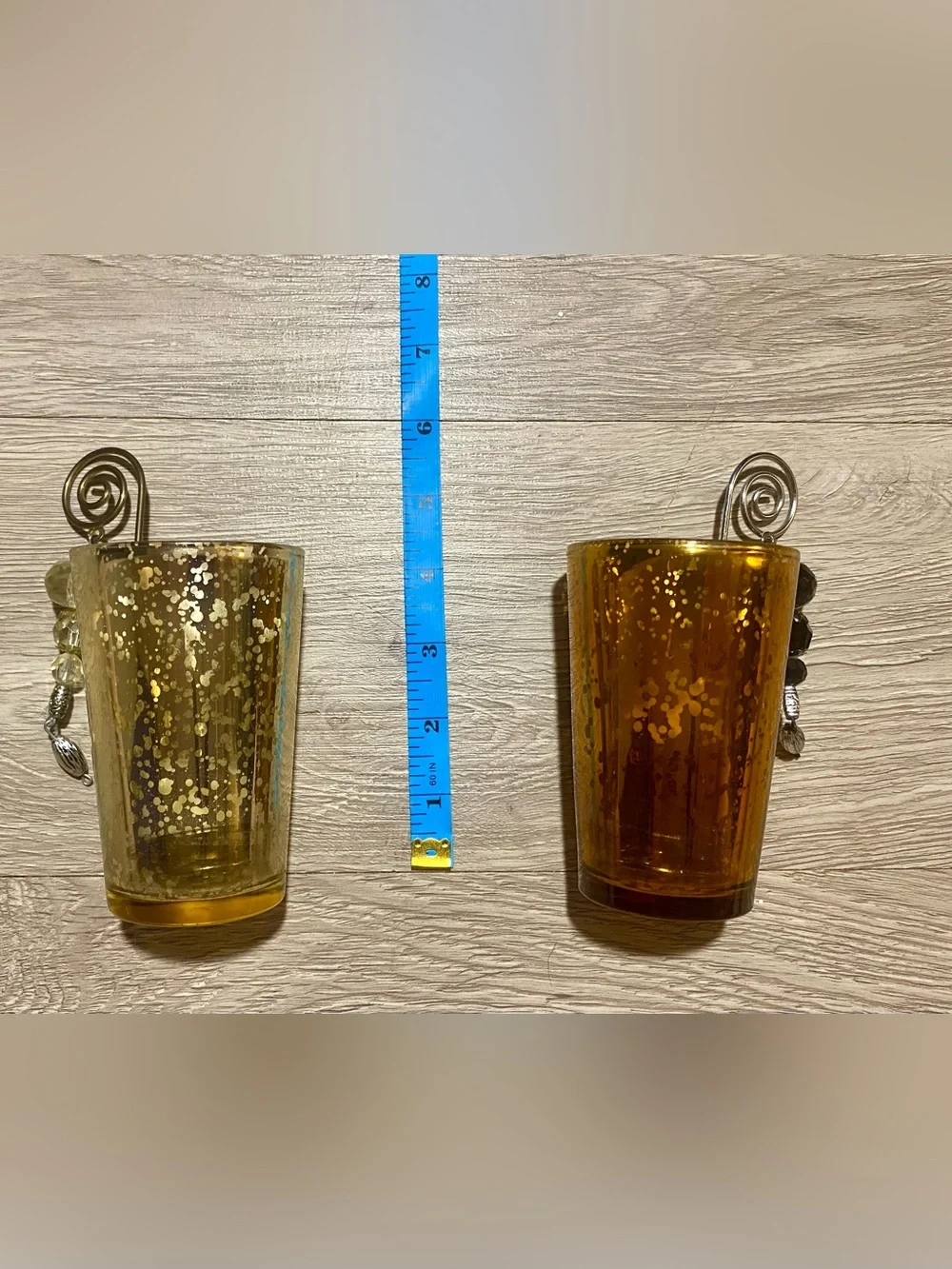💜 2 Pier 1 Glass Tea Light Holders